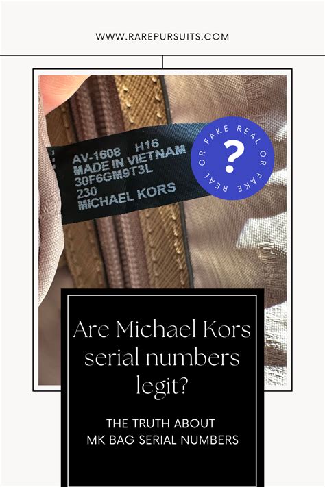 michael kors authentication|michael kors serial number lookup.